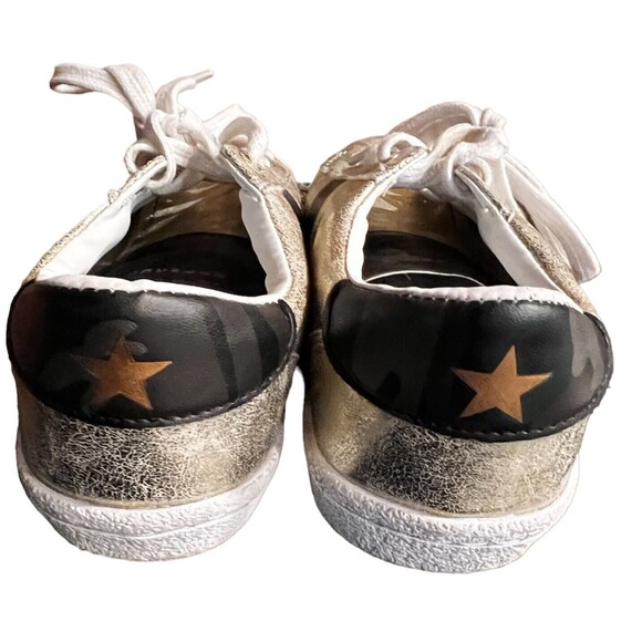 Superdry sneakers womens US 7 low pro metallic trainers Priya lace up shoes y2k - Picture 4 of 12